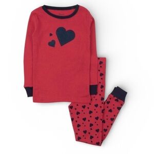 Leveret Red Heart Kids Pajamas